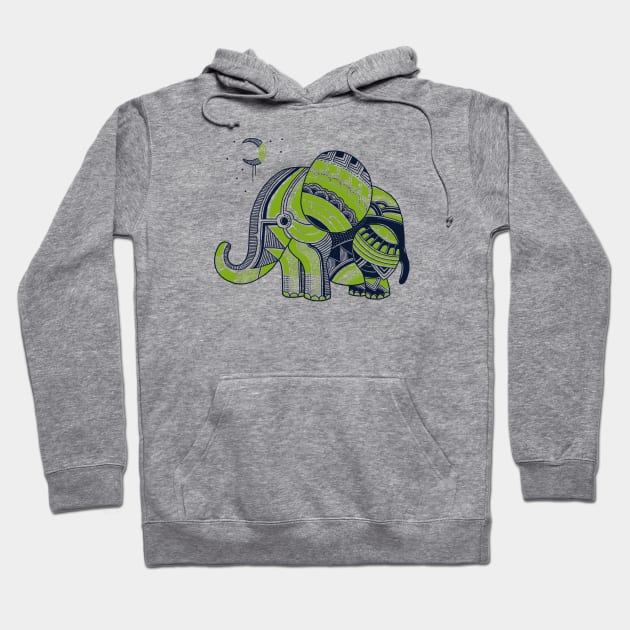 Elephant Hoodie by prawidana